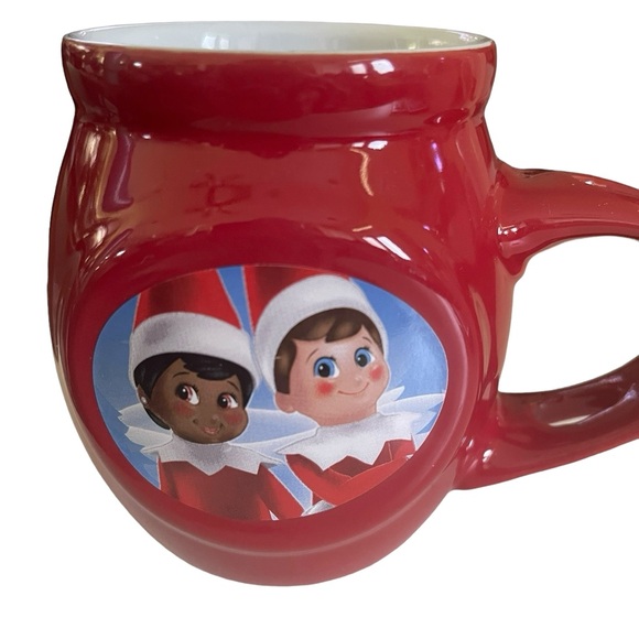 Elf On the Shelf Coffee Mug Red - Christmas Fun - Hot Chocolate - Picture 3 of 11